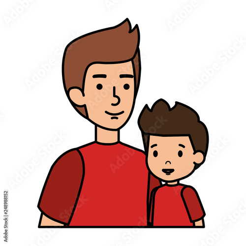 father with son characters
