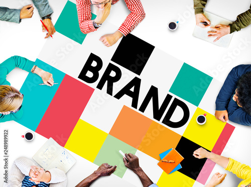 Brand Branding Marketing Advertising Trademark Concept photo