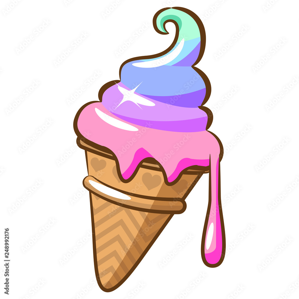 Vecteur Stock ice cream clipart design | Adobe Stock