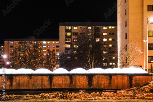 Photography Stockholm, Sweden The suburb of Bredäng south of town.