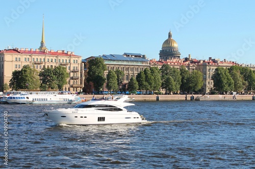 Admiralteyskaya embankment. St. Petersburg. photo