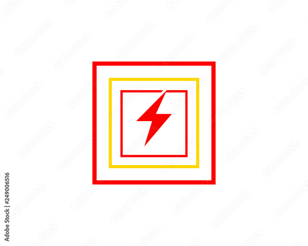 Lightning Logo Template vector icon illustration design