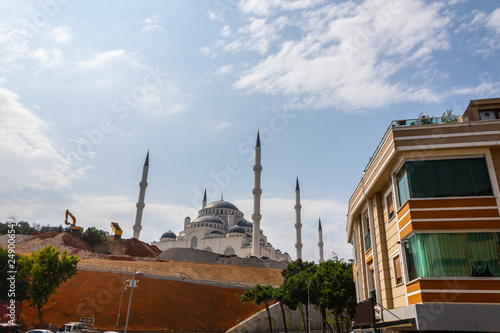 The Republic mosque during the building time photo