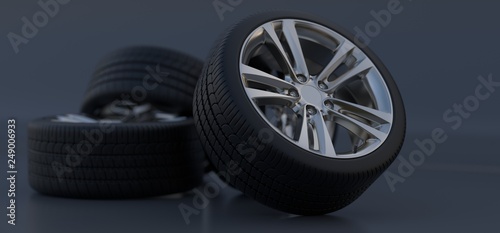  Alloy wheels tire auto cast