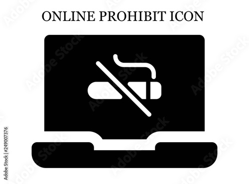 online No smoking icon