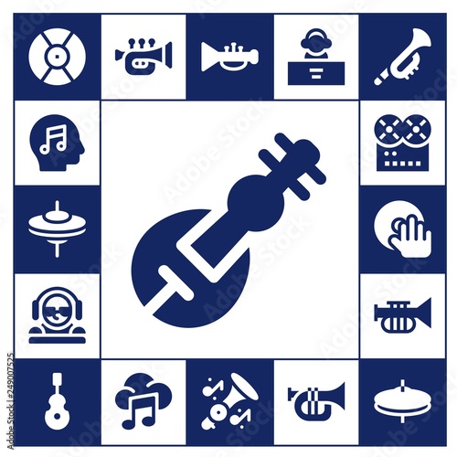 instruments icon set