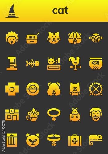 cat icon set