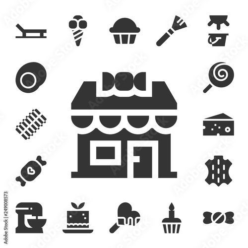 cream icon set