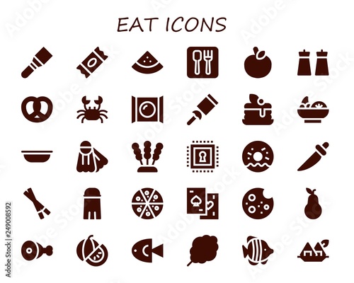 eat icon set