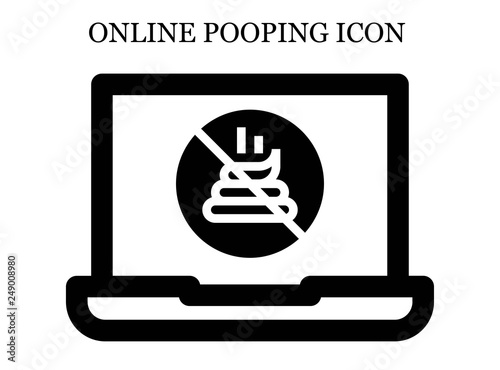 online No poop icon