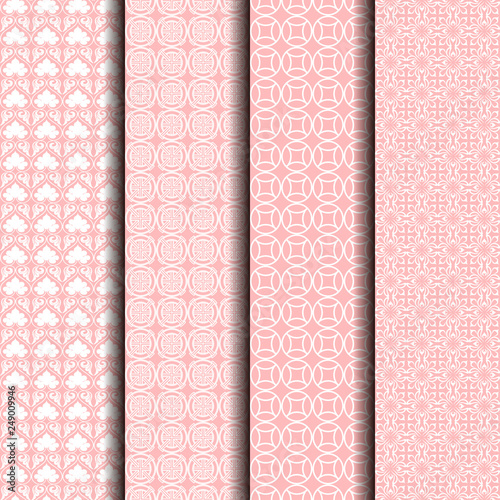 Japanese Seamless Pattern Background, Collection