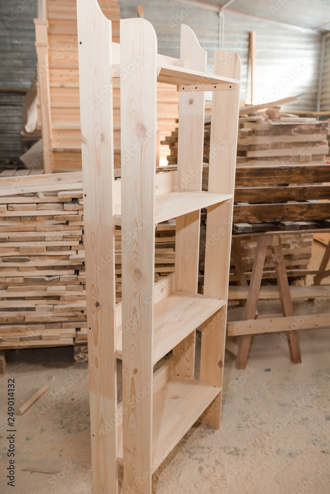 Joinery. Carpentry workshop. Doors and windows made of wood. Joinery. Carpentry workshop. Doors and windows made of wood.