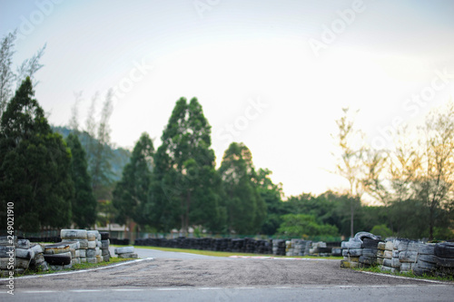 A romatic loving couple at park in Malaysia