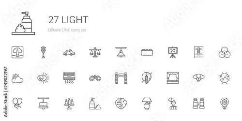 light icons set