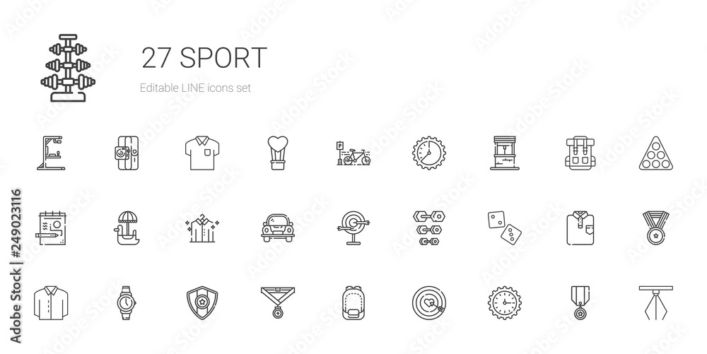 sport icons set sport icons set