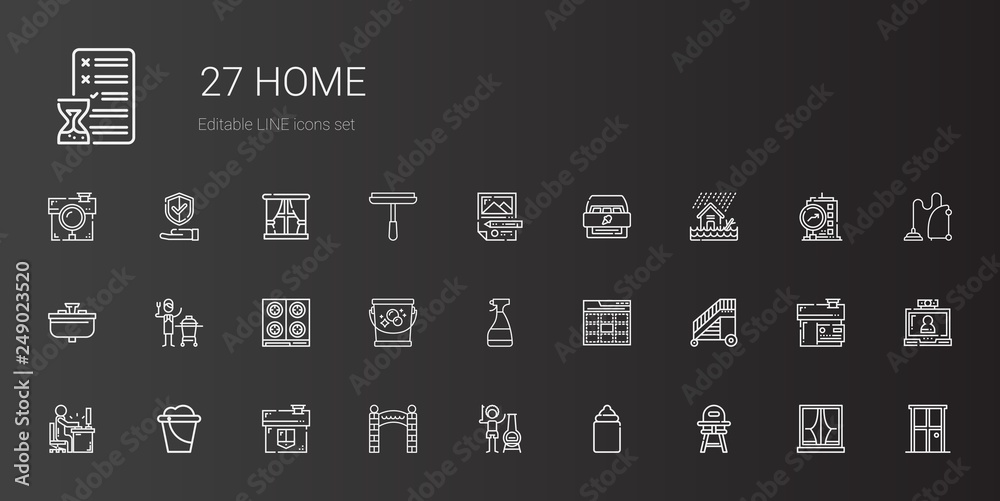 home icons set home icons set