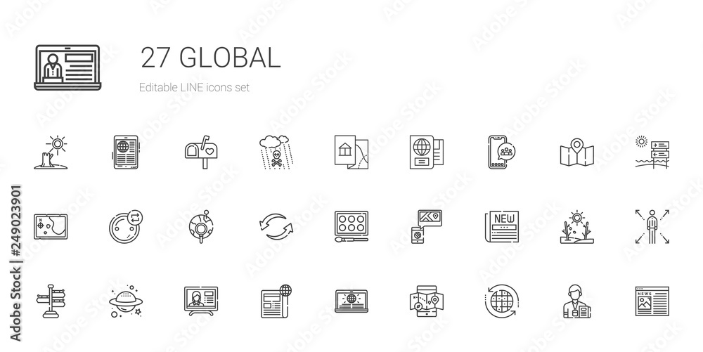 global icons set global icons set