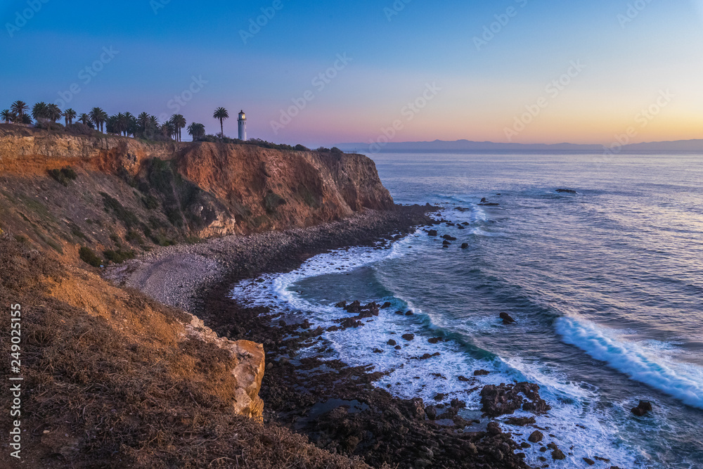 Point Vicente Lighthouse After Sunset