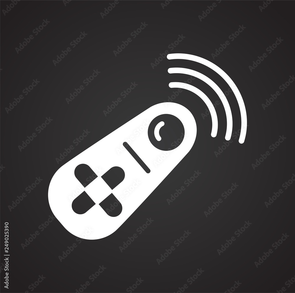 Virtual reality joystick icon on black background for graphic and web design, Modern simple vector sign. Internet concept. Trendy symbol for website design web button or mobile app Virtual reality joystick icon on black background for graphic and web design, Modern simple vector sign. Internet concept. Trendy symbol for website design web button or mobile app