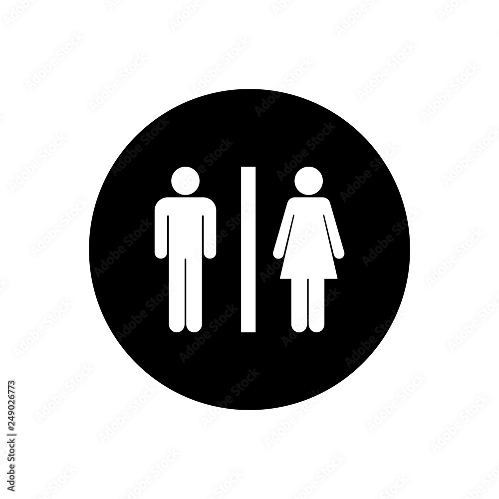 male & female symbol, restroom , toilet sign male & female symbol, restroom , toilet sign