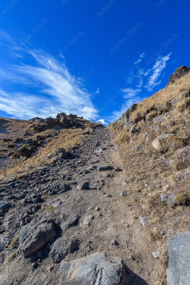 Fototapeta premium mountain area of the Caucasus.