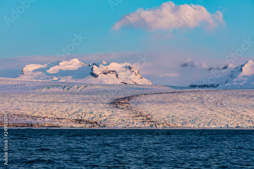 Gletscherlagune Jökulsárlón in Island photo