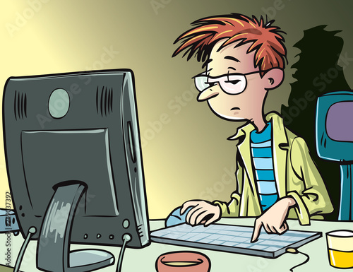 tired of the computer