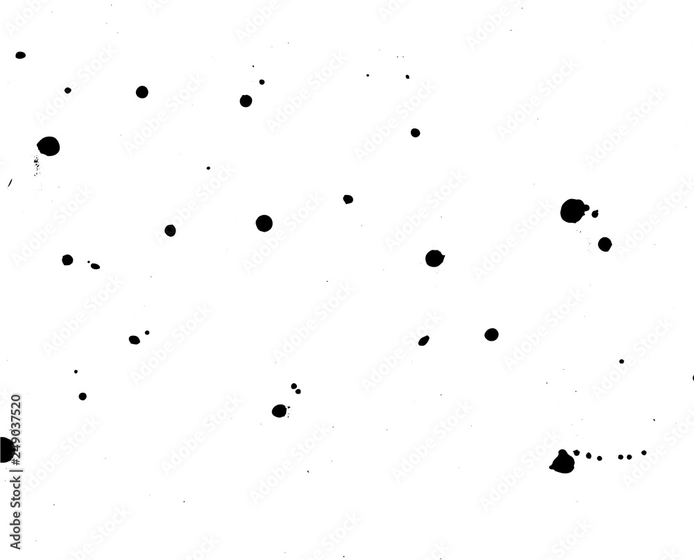 Obraz premium Vector hand drawn texture. Abstract background, ink drops on paper.
