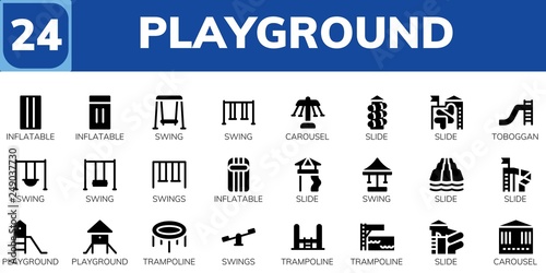 playground icon set