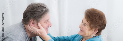 Tableau sur toile Alzheimer Patientin erinnert sich