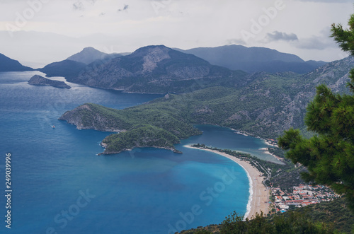 Oludeniz bay and blue lagun in winter time, Turkey.