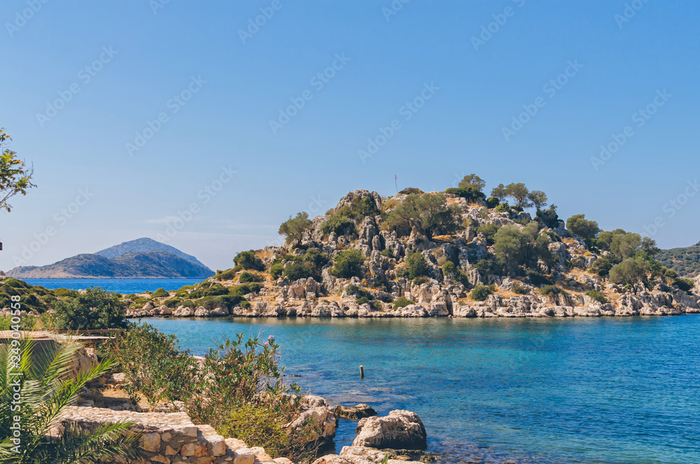 Inonu Bay, Kekova Island, Antalya, Turkey