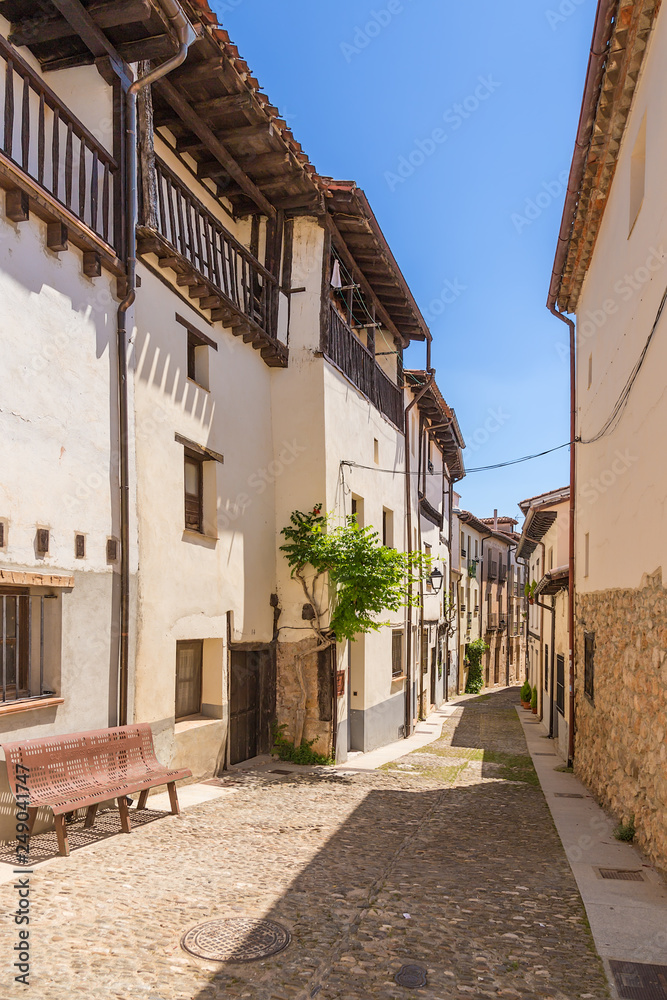 Covarrubias, Spain. Street of the medieval city