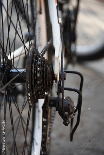 wheel of bicycle