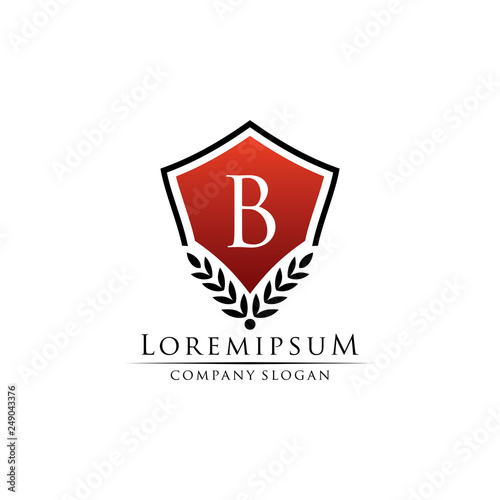 Free Download Classy Shield B Letter Logo - GFXLoad