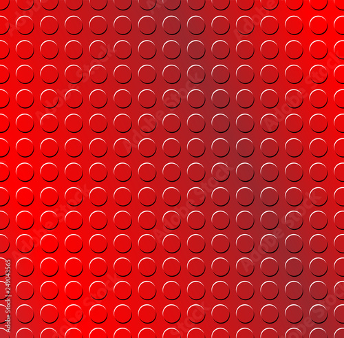 Anti slip rubber floor mats / red