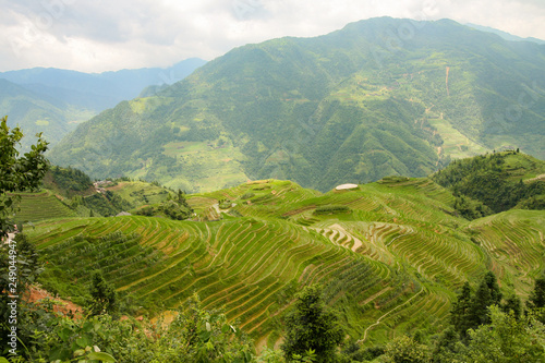 Longsheng rice terraces landscape in China