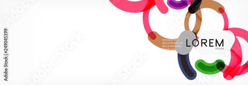 Circular lines design background