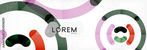 Circular lines design background