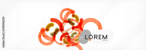 Circular lines design background