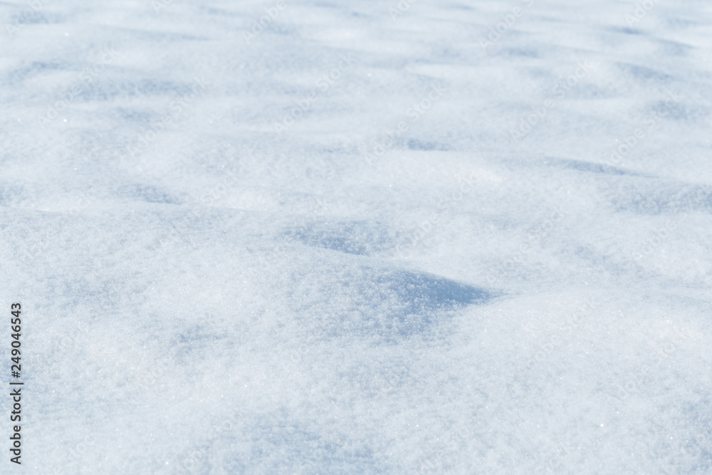background of fresh snow texture in blue tone background of fresh snow texture in blue tone