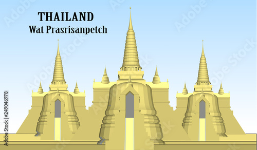 Vector Phra Kaew Temple