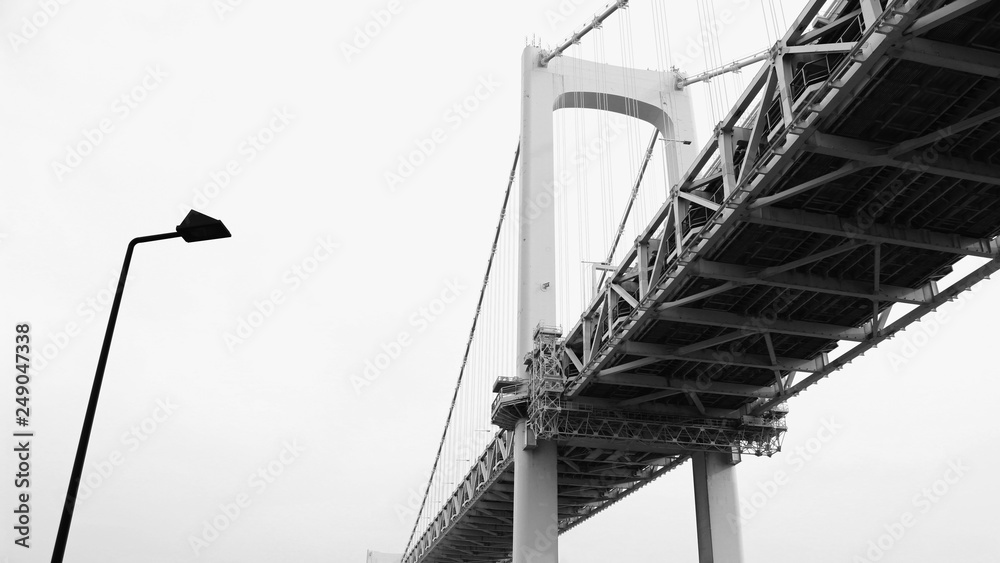 Tokyo Bay Rainbow Bridge I looked up from the bottom Tokyo Bay Rainbow Bridge I looked up from the bottom