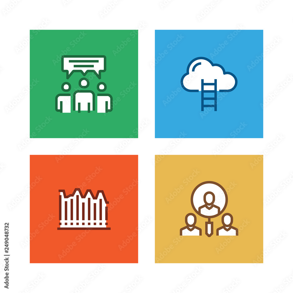BUSINESS MANAGEMENT LINE ICON SET BUSINESS MANAGEMENT LINE ICON SET