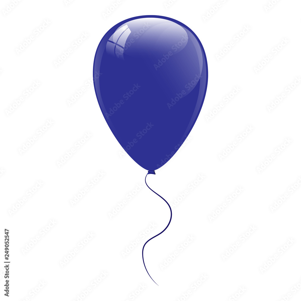 Blue balloons. Vector illustration Blue balloons. Vector illustration