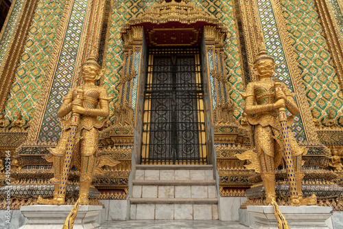 Guardians at Temple of the Emerald Buddha