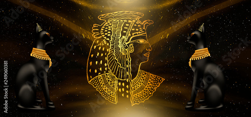 Egyptian asbstract backgrou...
