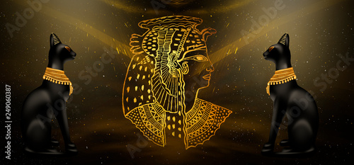 Egyptian asbstract backgrou...