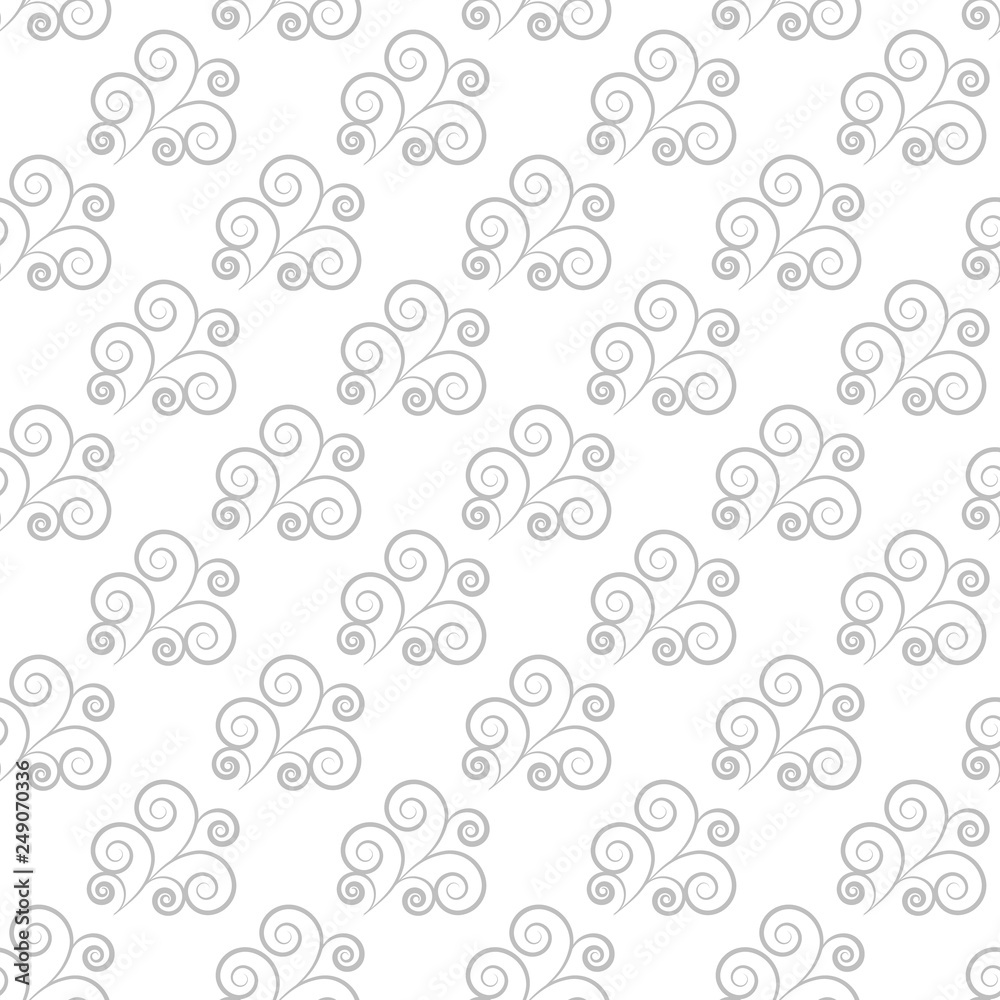 Gray abstract twig seamless pattern. Fashion graphic background design. Modern stylish abstract texture. Monochrome template for prints, textiles, wrapping, wallpaper, website. Vector illustration. Gray abstract twig seamless pattern. Fashion graphic background design. Modern stylish abstract texture. Monochrome template for prints, textiles, wrapping, wallpaper, website. Vector illustration.
