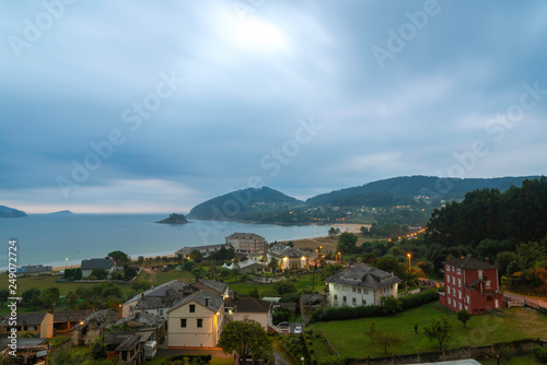 Costa de playa Area (Viveiro, Lugo - España).